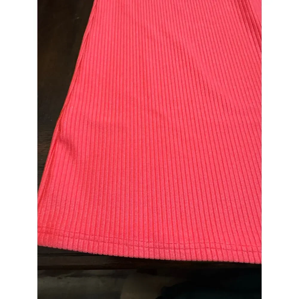 Aerie pink ribbed swimsuit cover up mini skirt in XL
